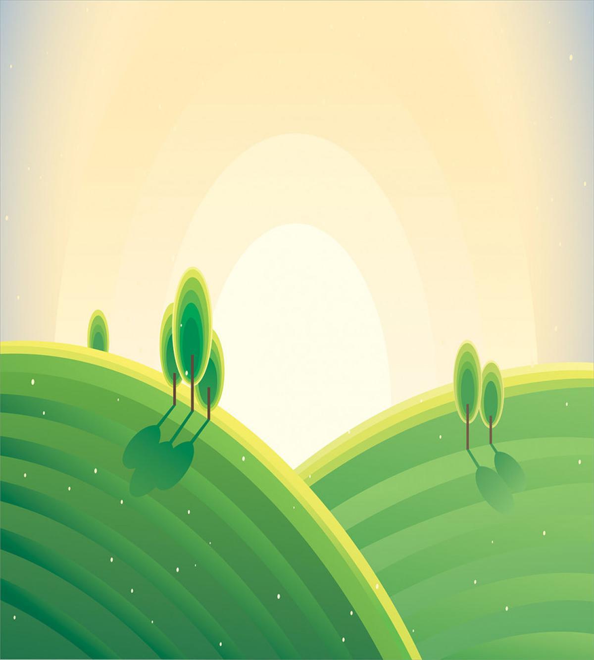 Rural Landscape Hills — Pattern