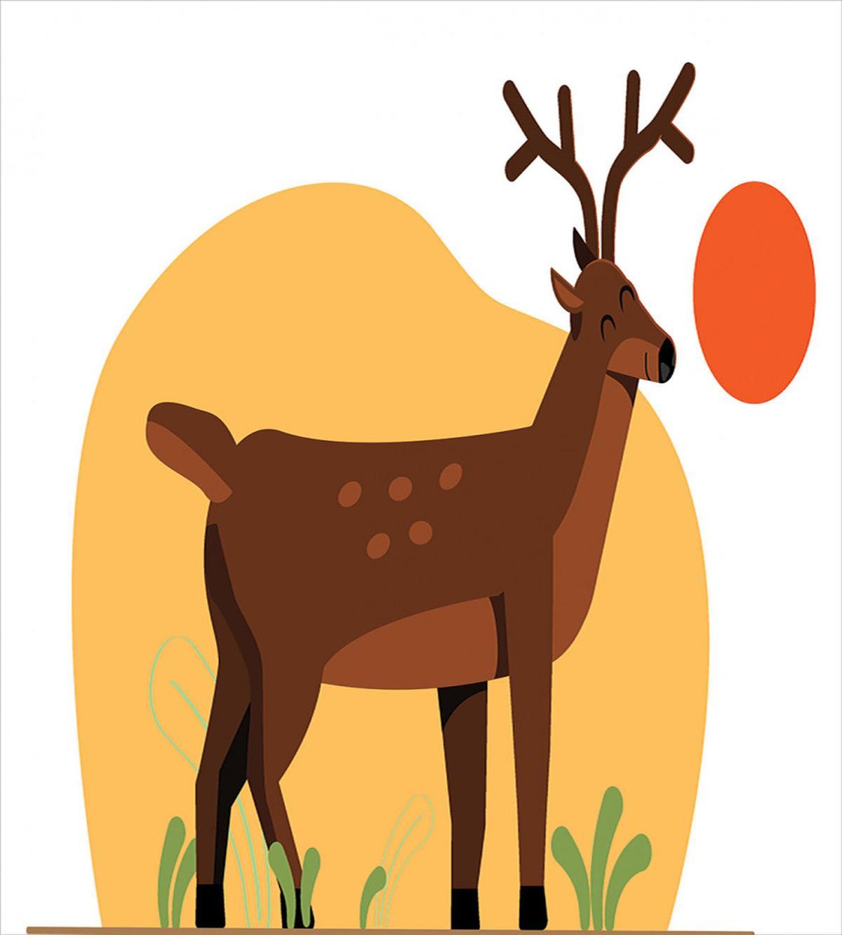 Smiling Antler Meadow — Pattern