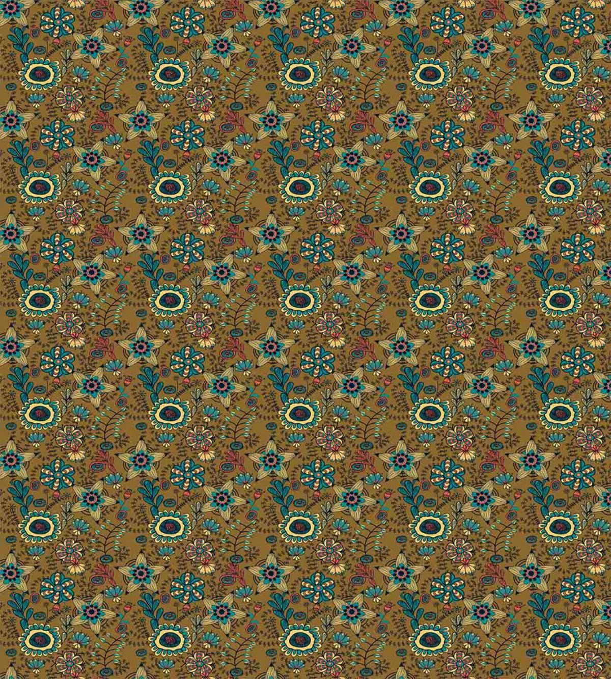 Abstract Foliage Bloom — Pattern