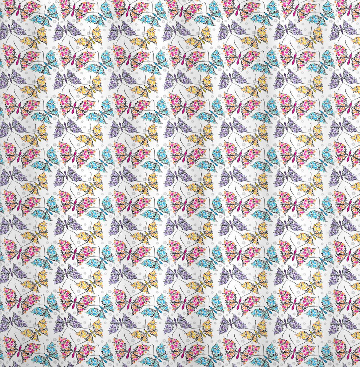 Floral Winged Abstract Insect — Pattern