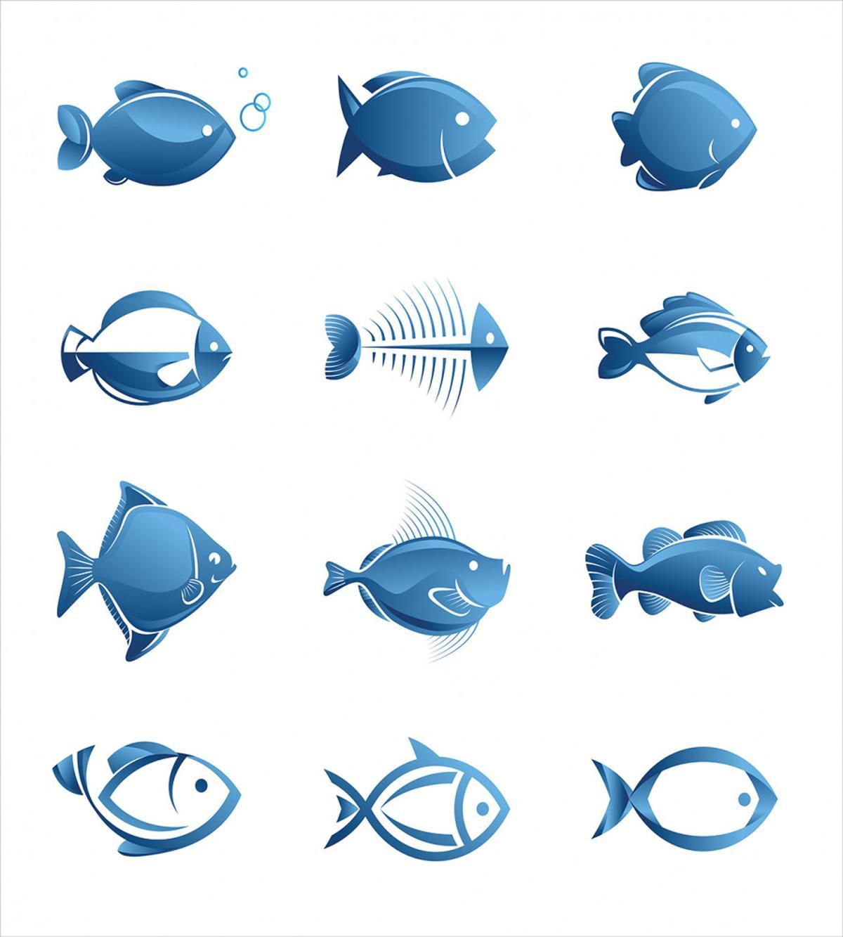 Array of Fish Marine Life — Pattern