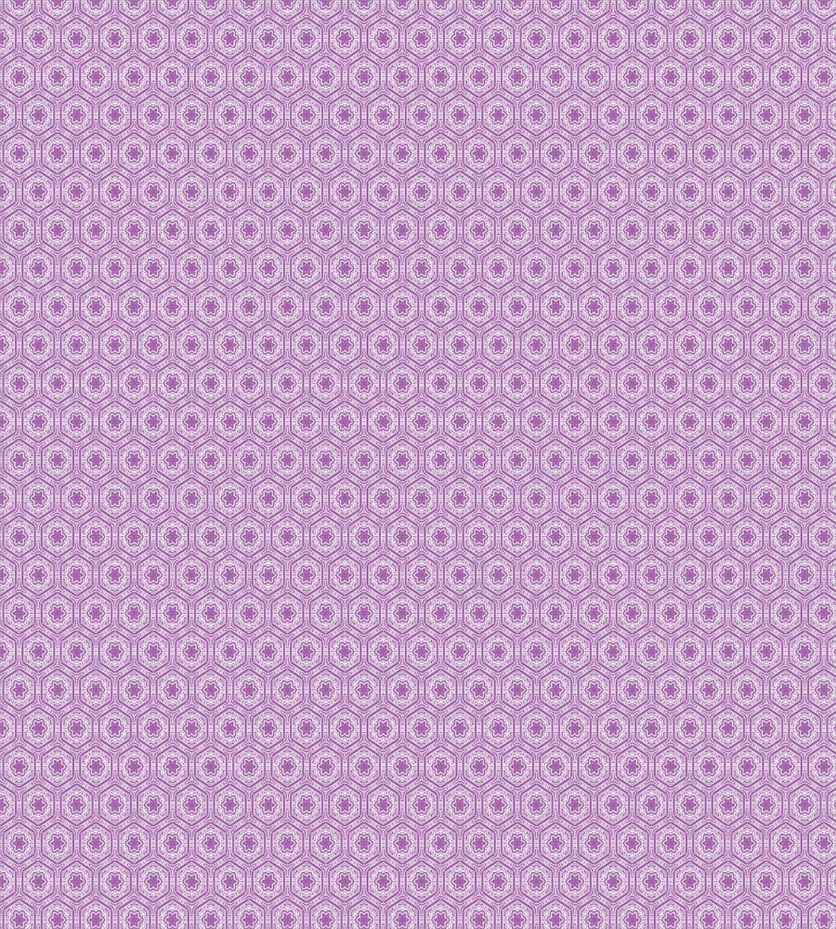 Flower Motif Grid Hexagon — Pattern