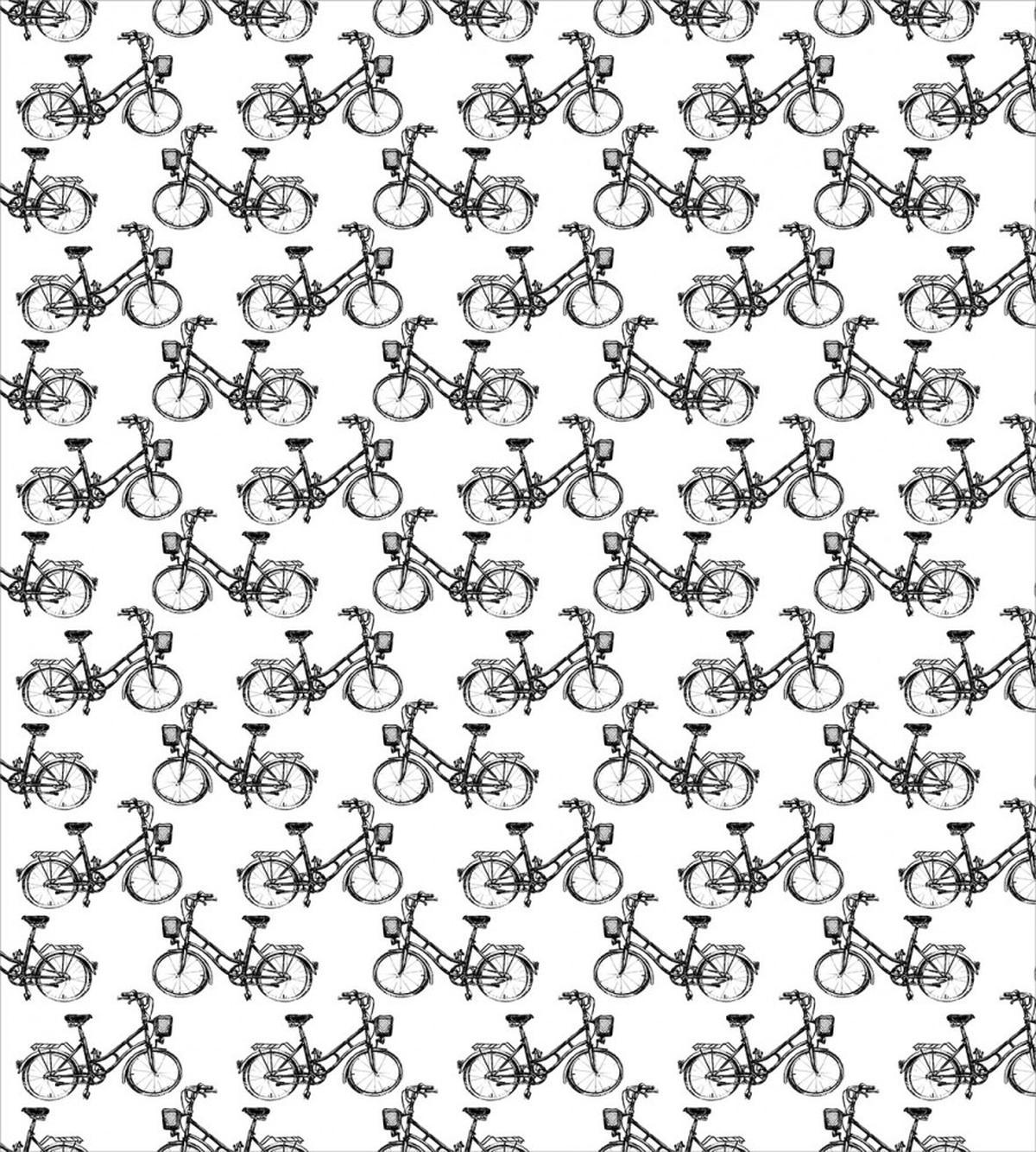 Monochrome Bicycles Pattern — Pattern