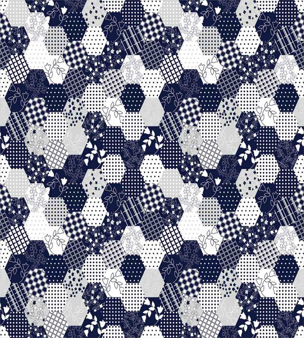 Patchwork Style Dots Star — Pattern