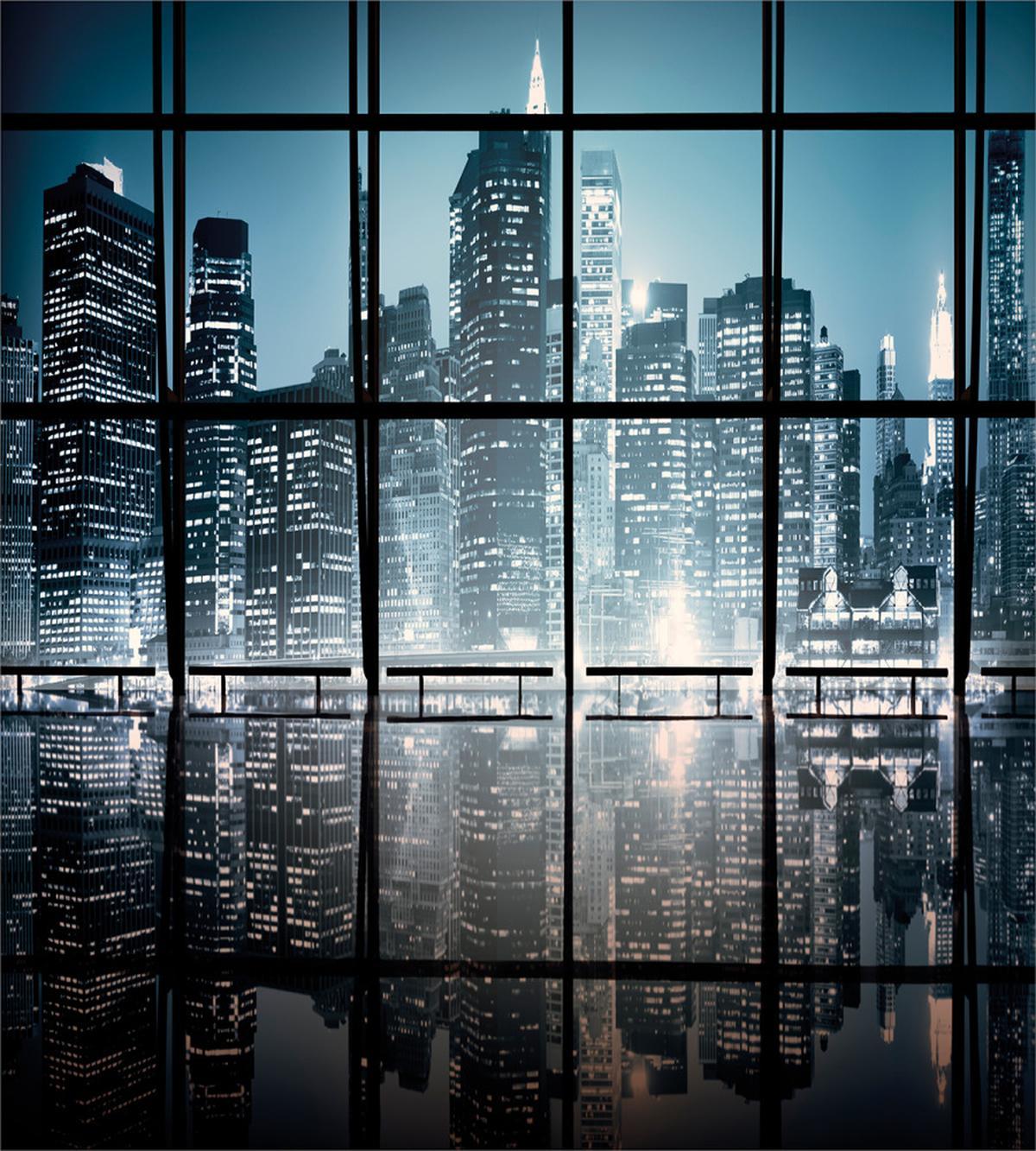 New York at Night Scenery — Pattern