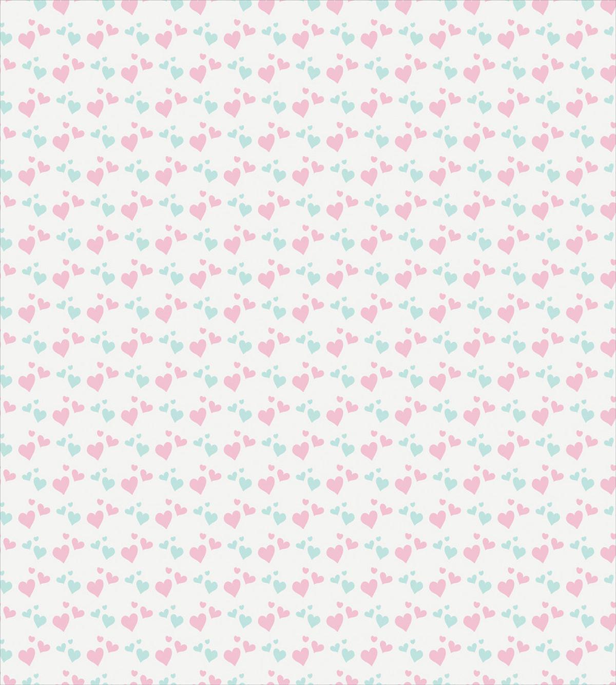 Romantic Cartoon Hearts — Pattern
