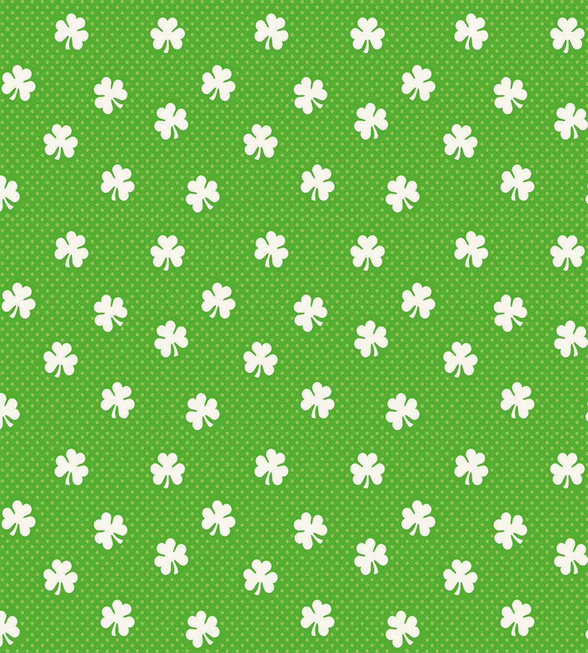 Polka Dots and Shamrocks — Pattern