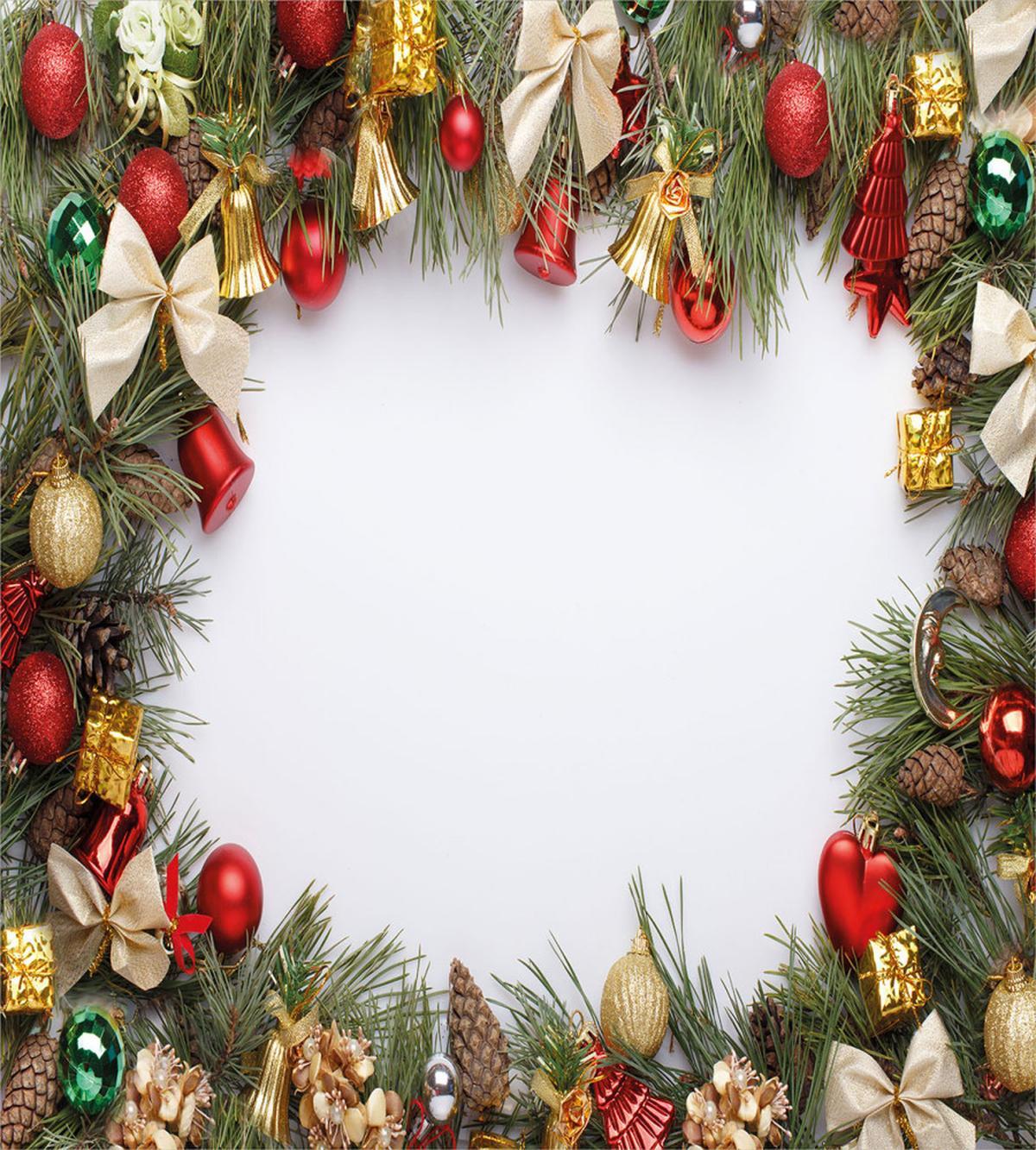 Garland Frame Noel Art — Pattern
