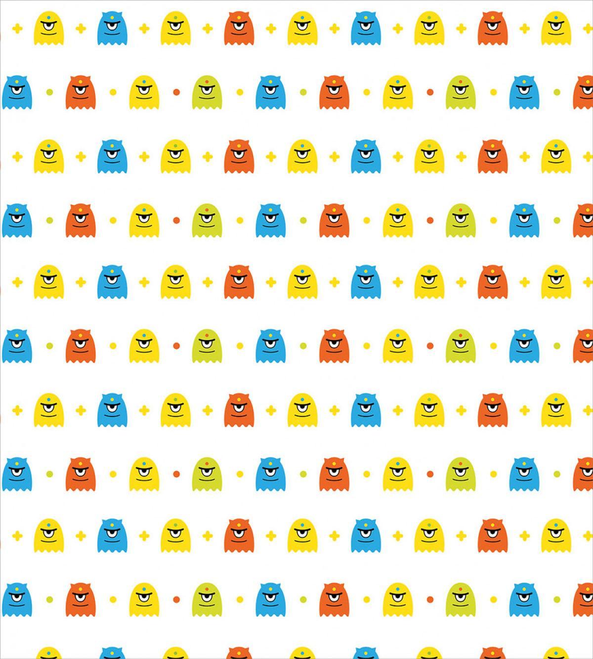 Childish Funny Eyed Monster — Pattern