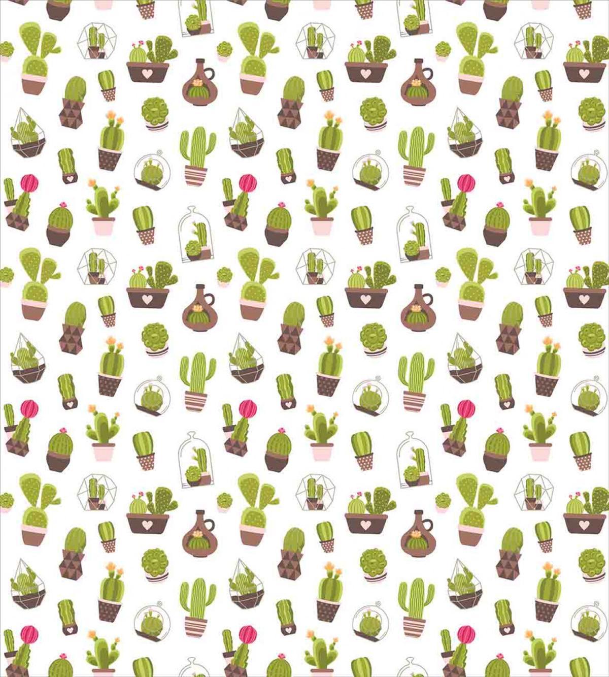 Garden Plants Succulents — Pattern