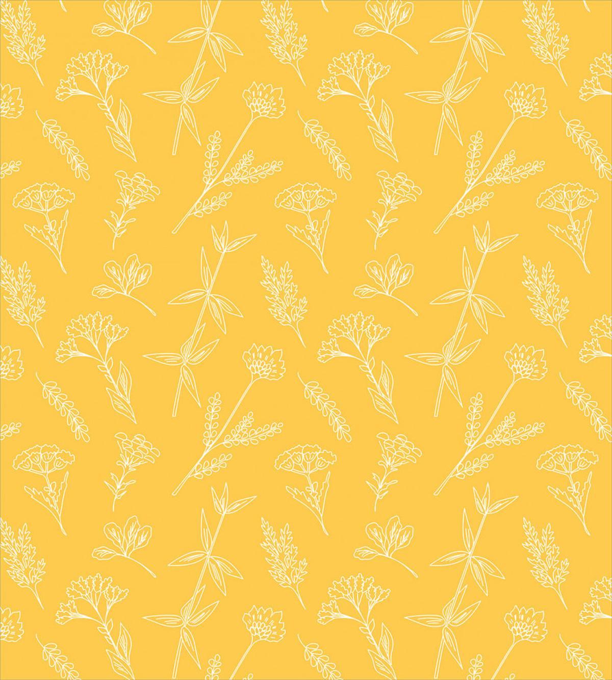 Wildflowers Outline Drawings — Pattern
