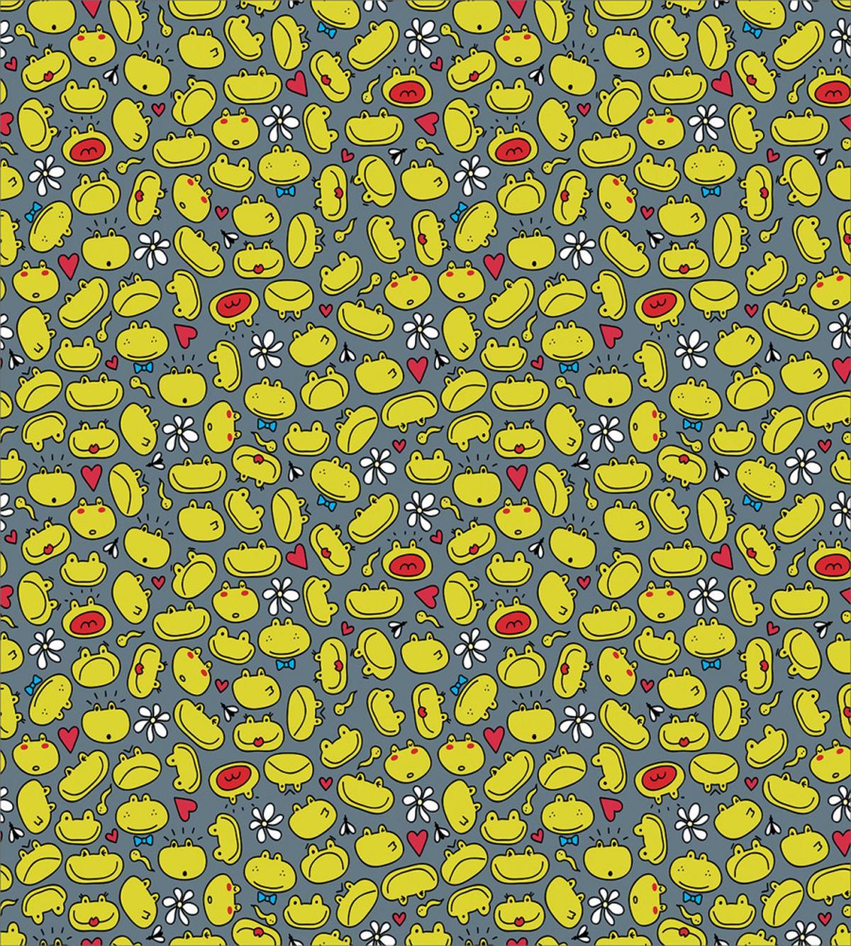 Frog Faces Happy — Pattern