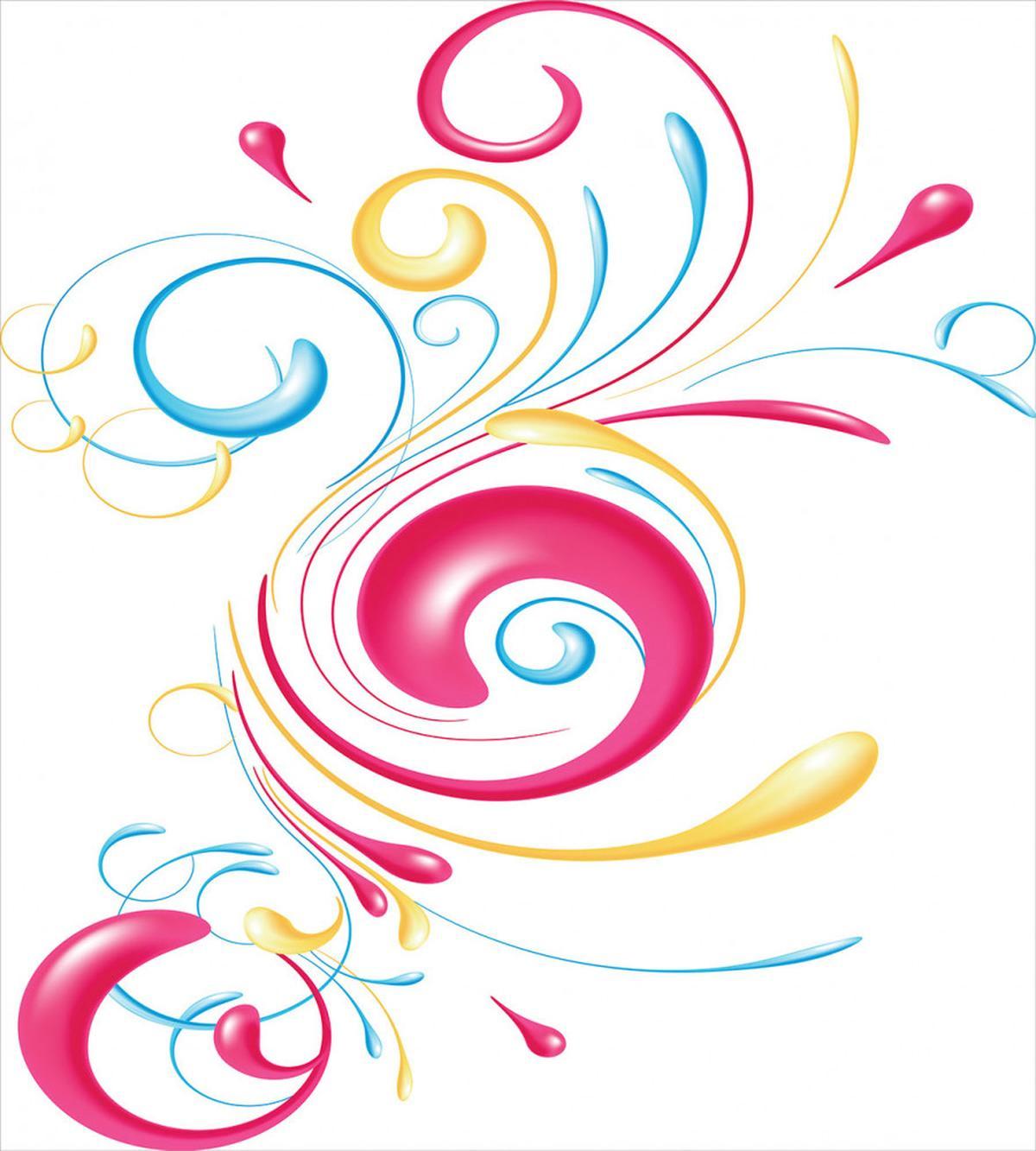 Ink Splattered Droplets — Pattern