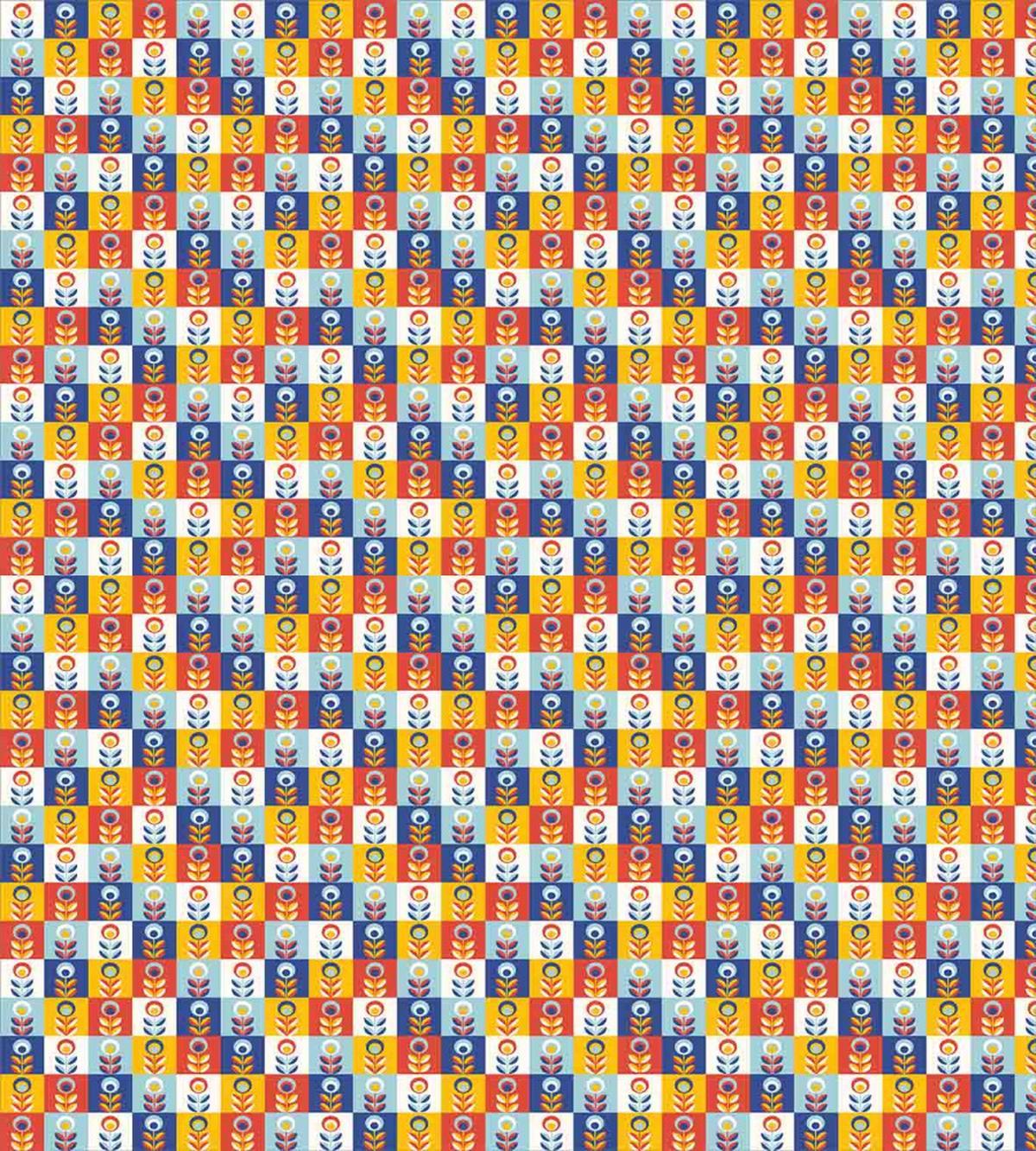 Checkered and Floral — Pattern