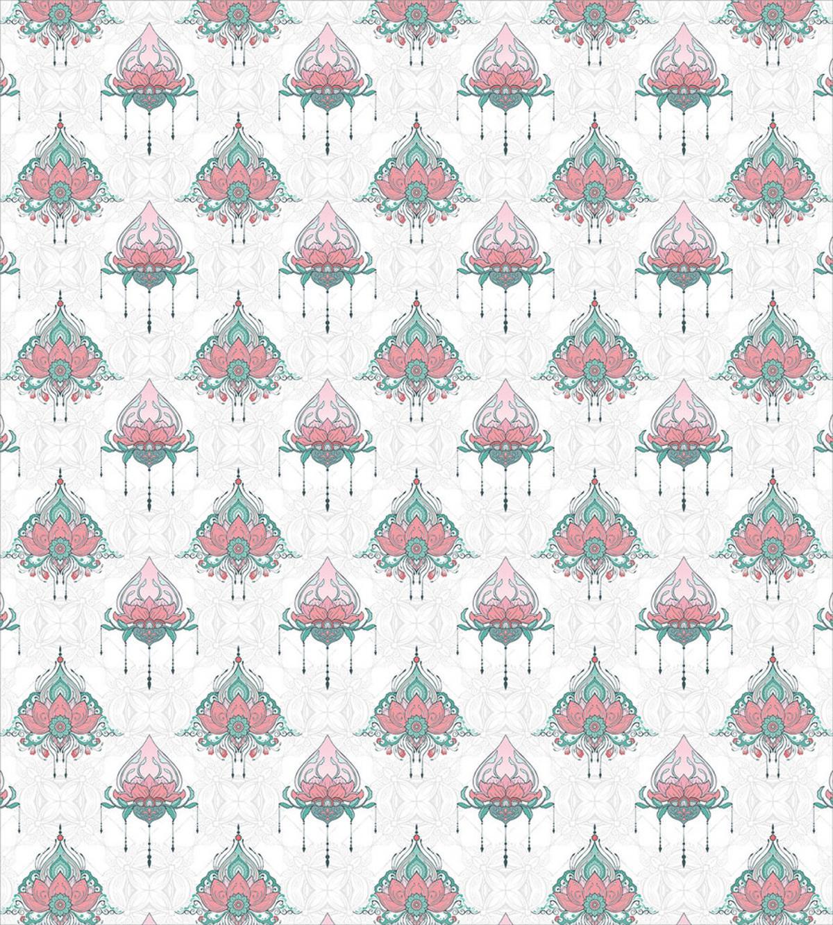 Ethnic Flowers Yoga Elements — Pattern