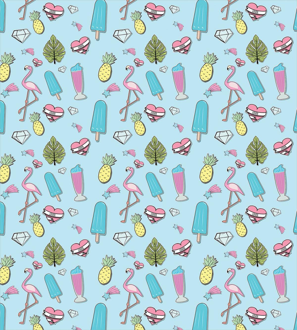 Popsicle Flamingo Pineapple — Pattern