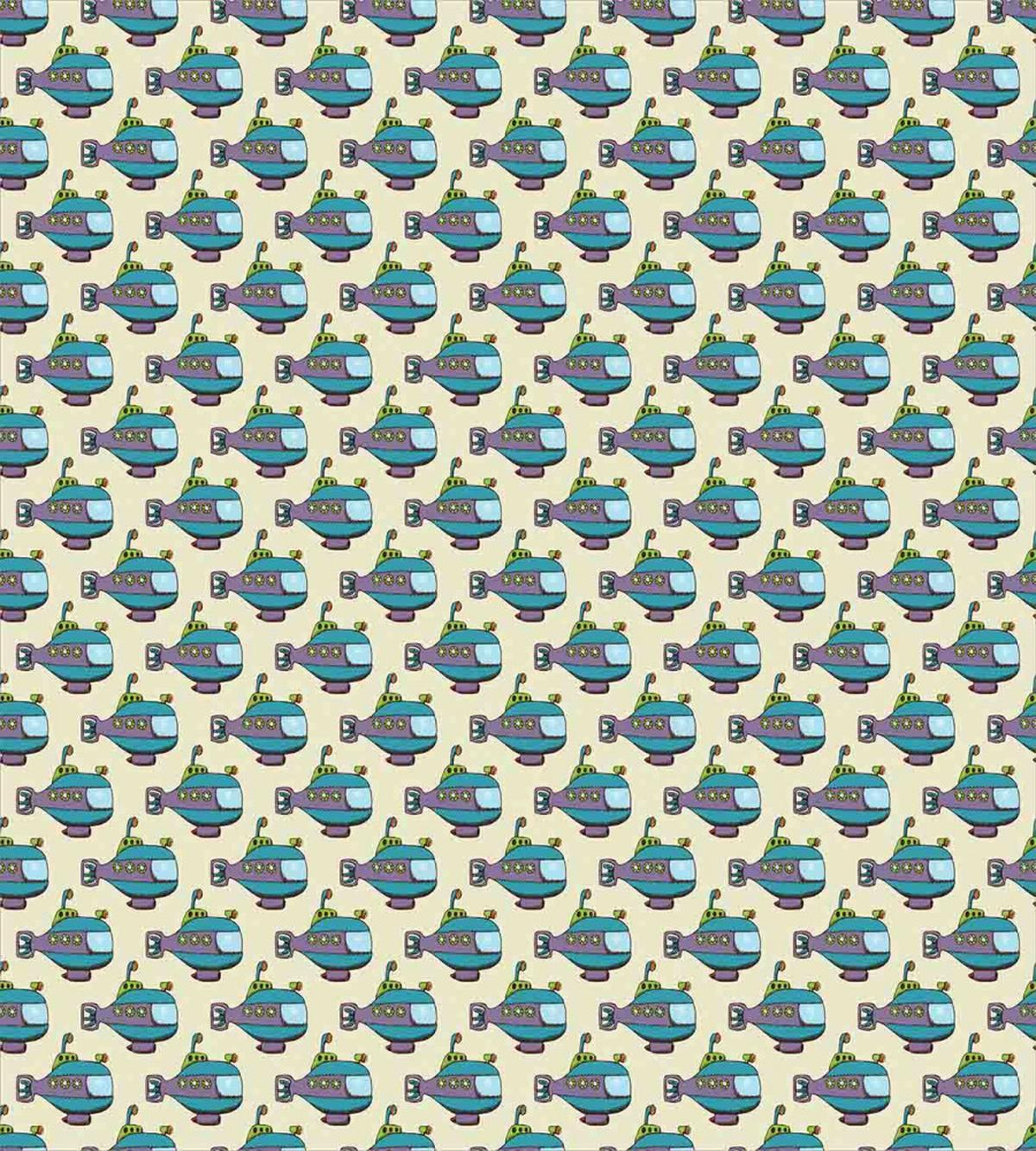 Hand Drawn Submarine — Pattern
