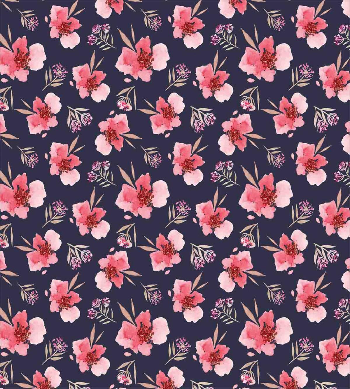 Pink Garden Flora — Pattern