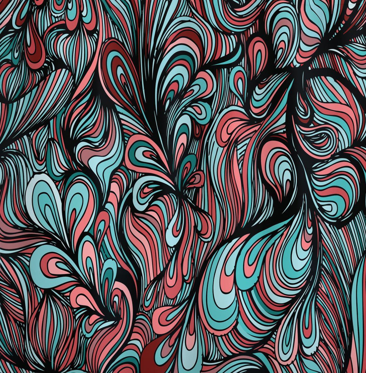 Shapes with Dim Colors — Pattern