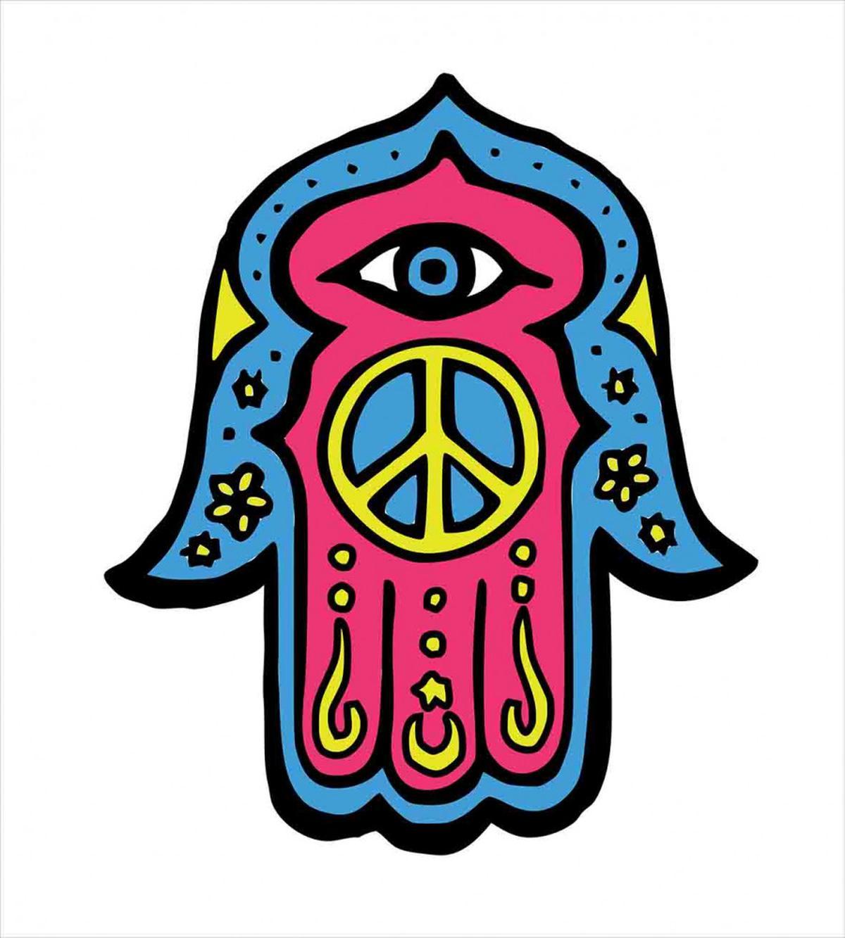 Hippie Boho Hand Fatima — Pattern
