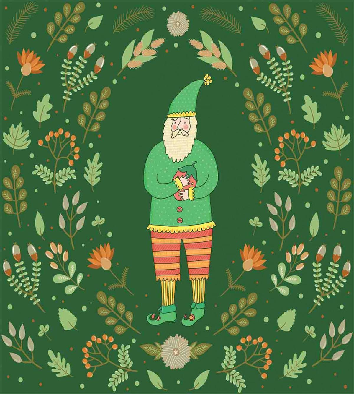 Botanical Herbs and Branches — Pattern