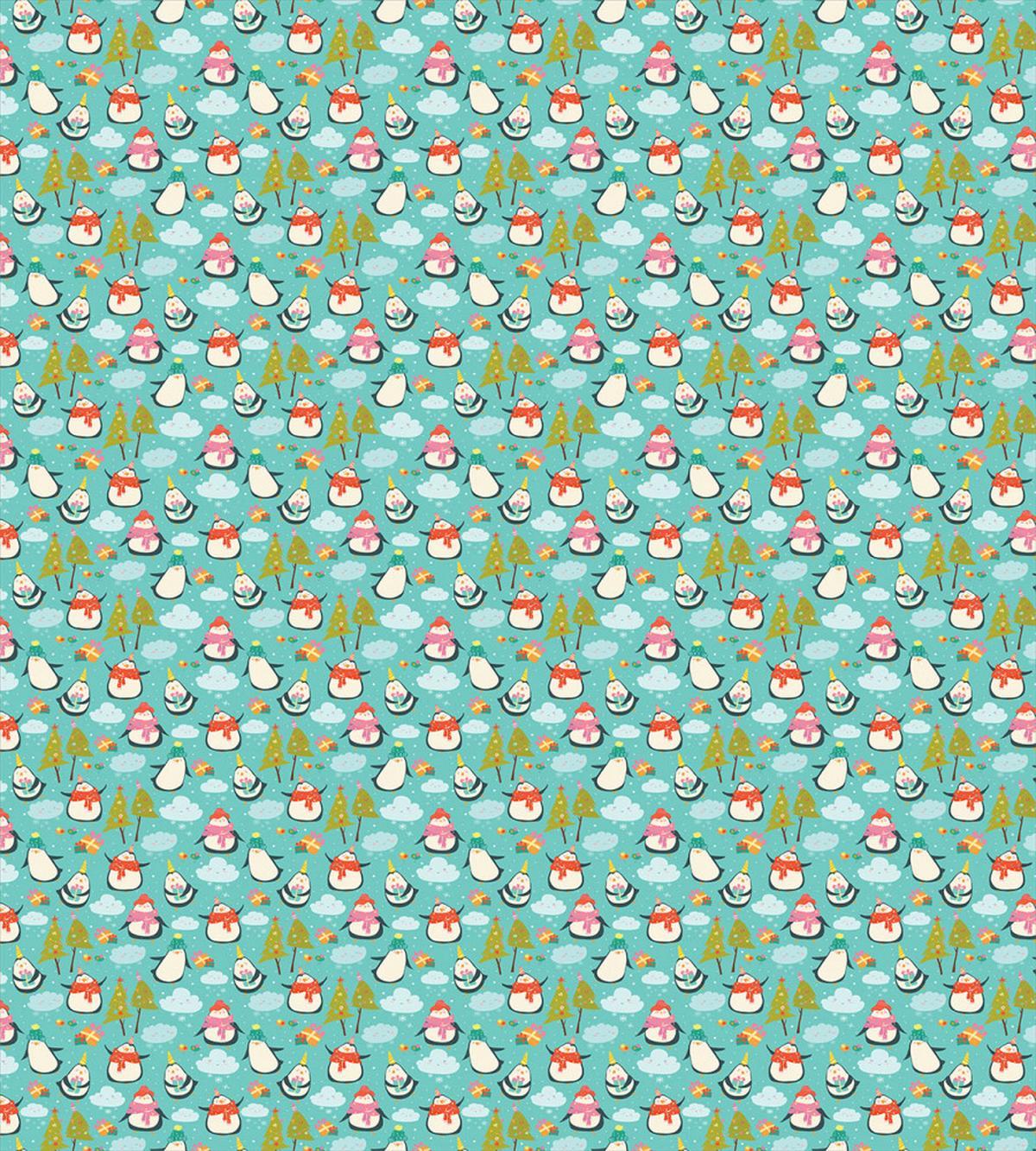 Happy Noel Penguins Gifts — Pattern