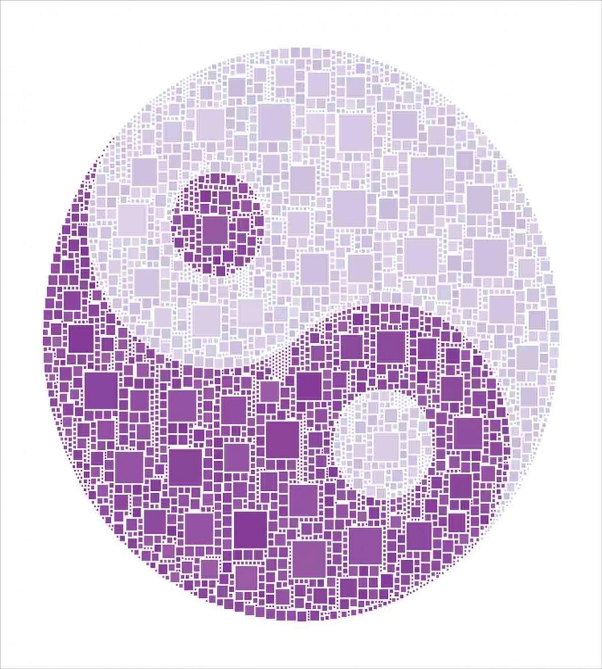 Graphic Yin Yang Tile — Pattern