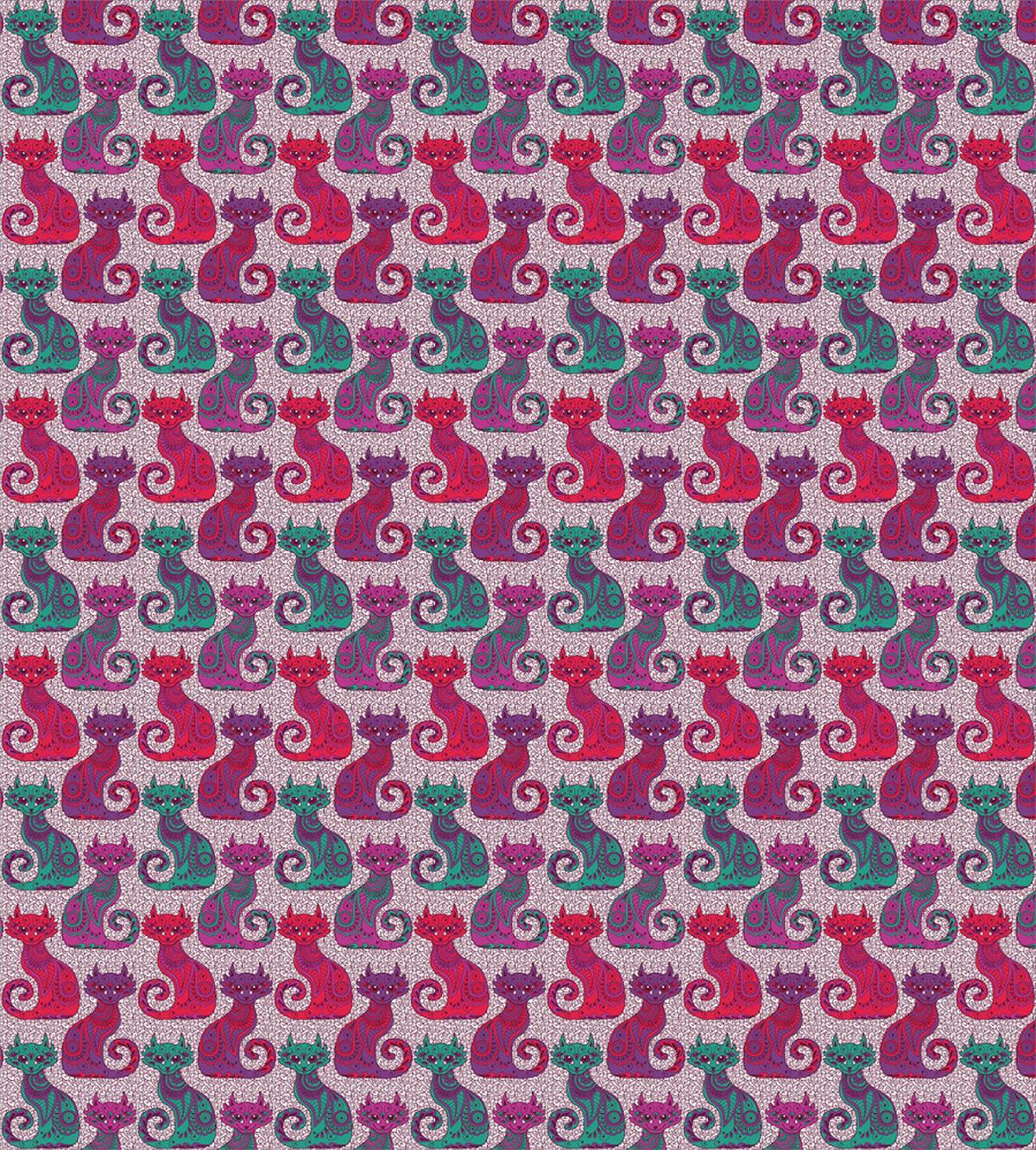 Paisleys on Cats — Pattern