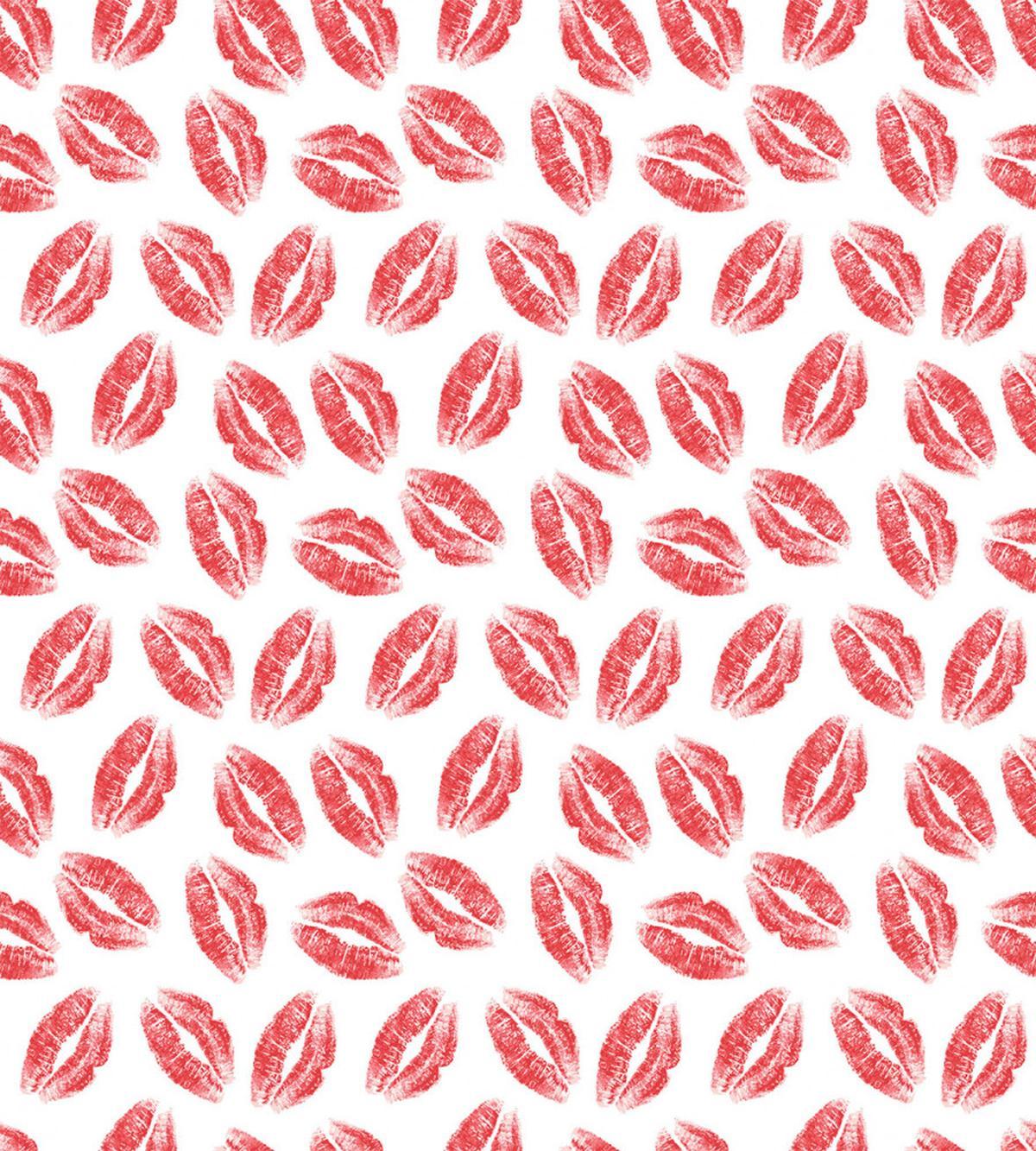 Woman Lipstick Lips Print — Pattern