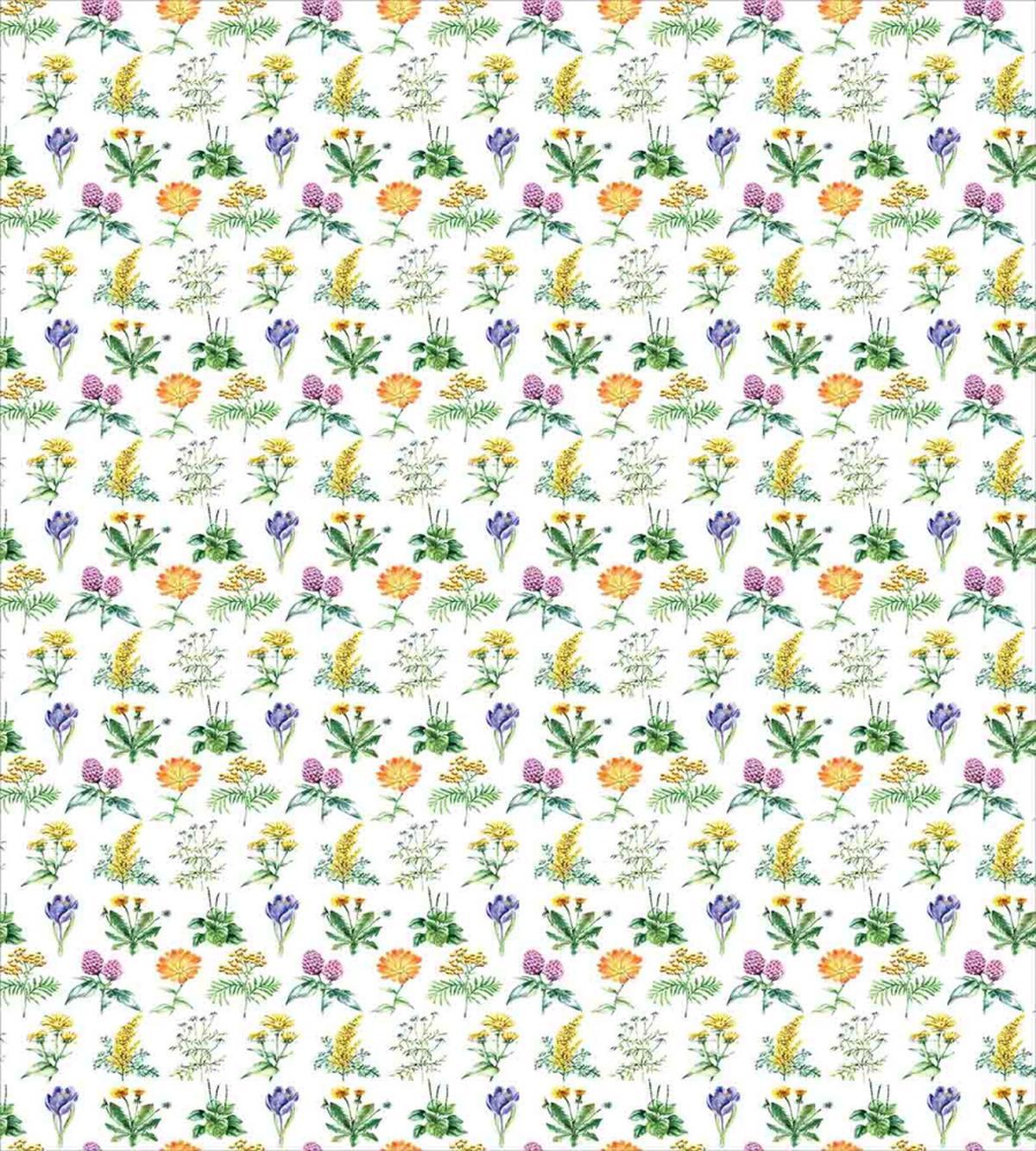 Organic Herbs Sketch — Pattern