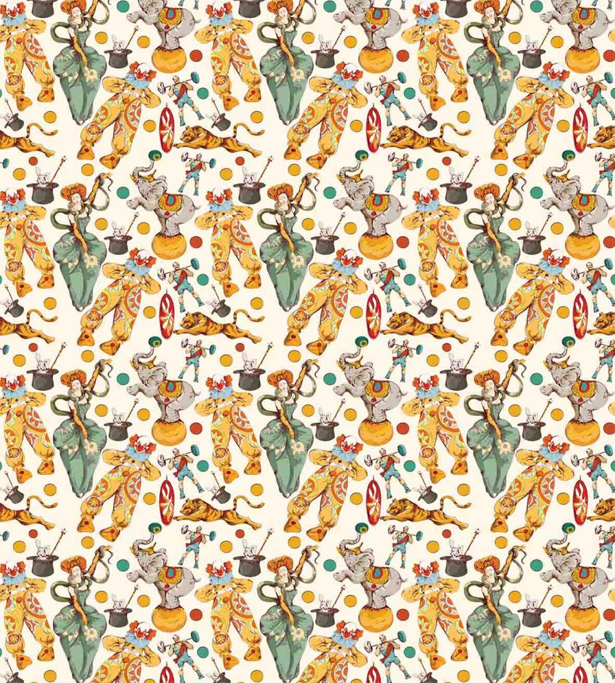 Doodle Circus and Clown — Pattern