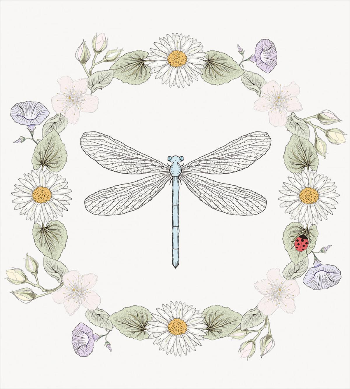 Farm Life Theme Dragonfly — Pattern