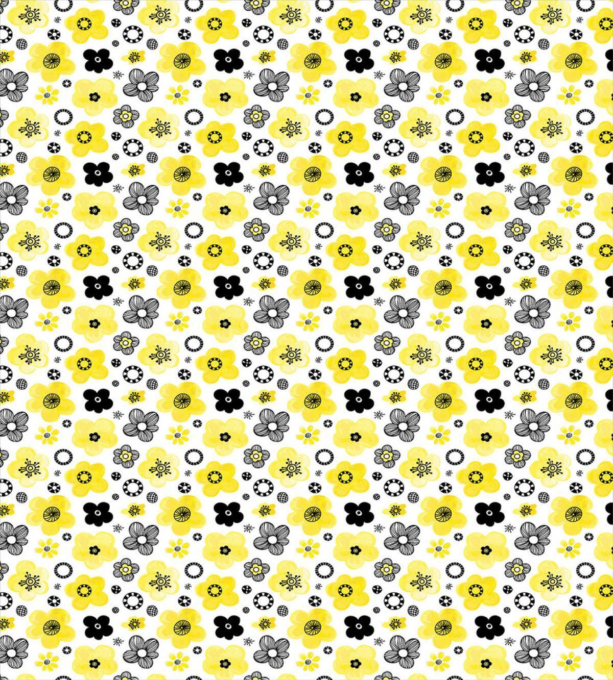 Bicolour Spring Flowers — Pattern