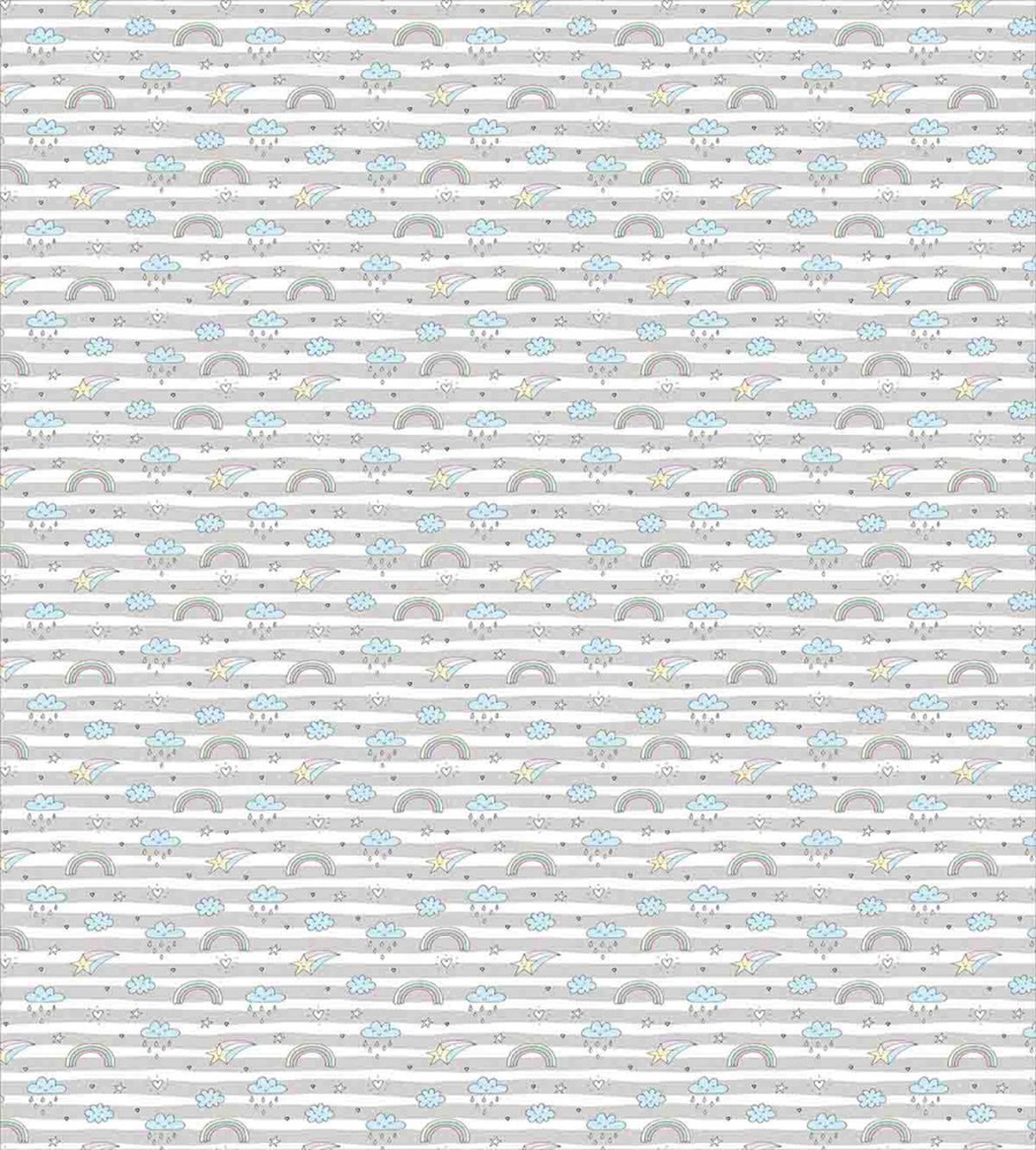 Doodle Rainbows Stripes — Pattern