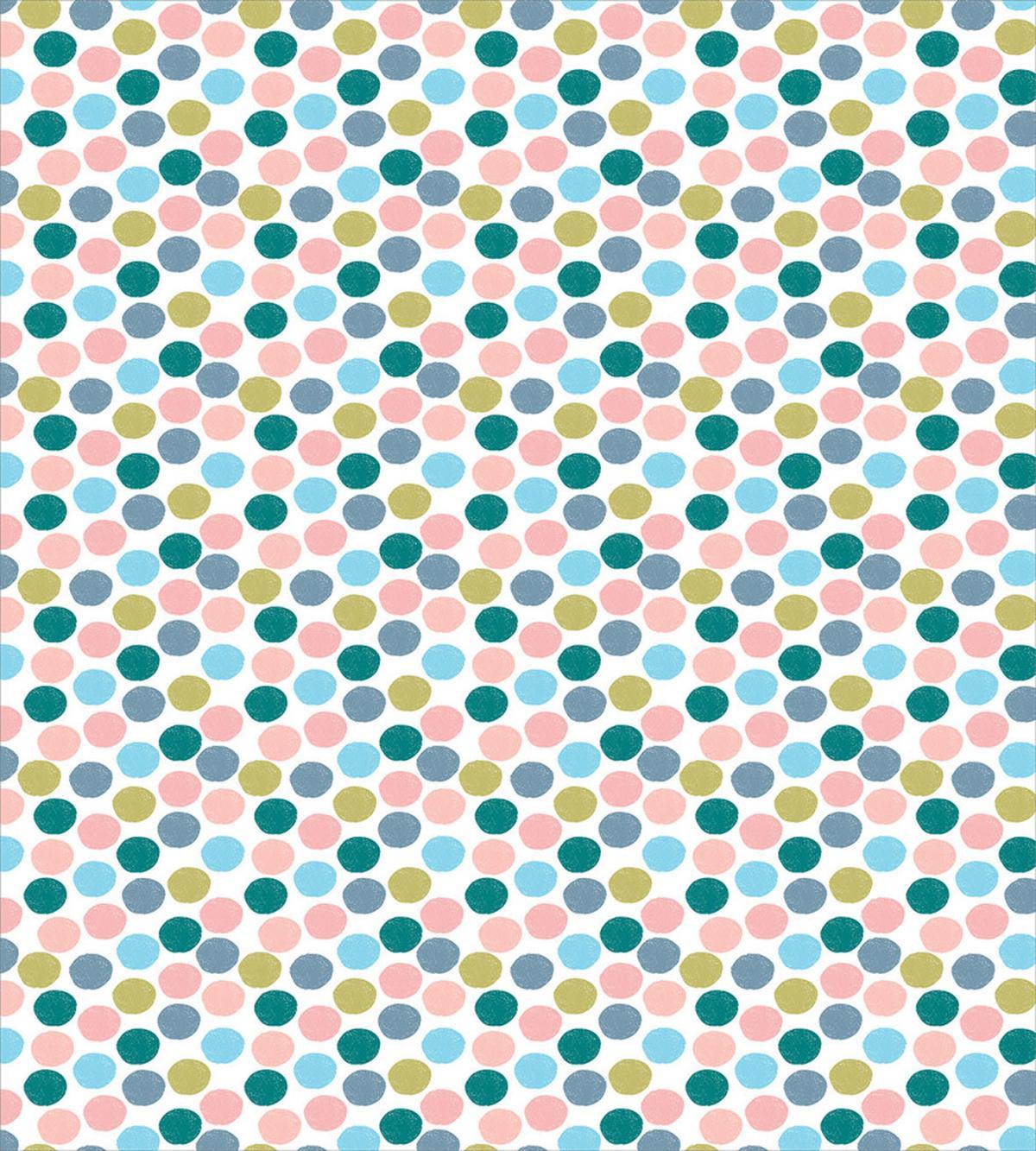 Pastel Big Polka Dots Art — Pattern