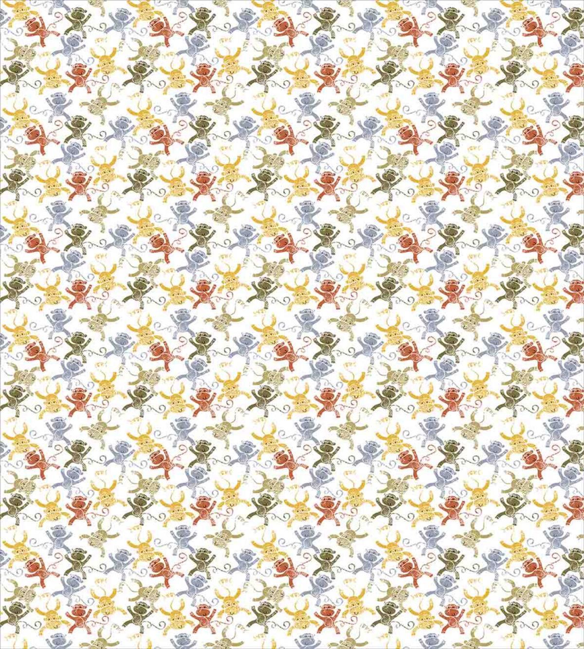 Hand Drawn Monkey — Pattern