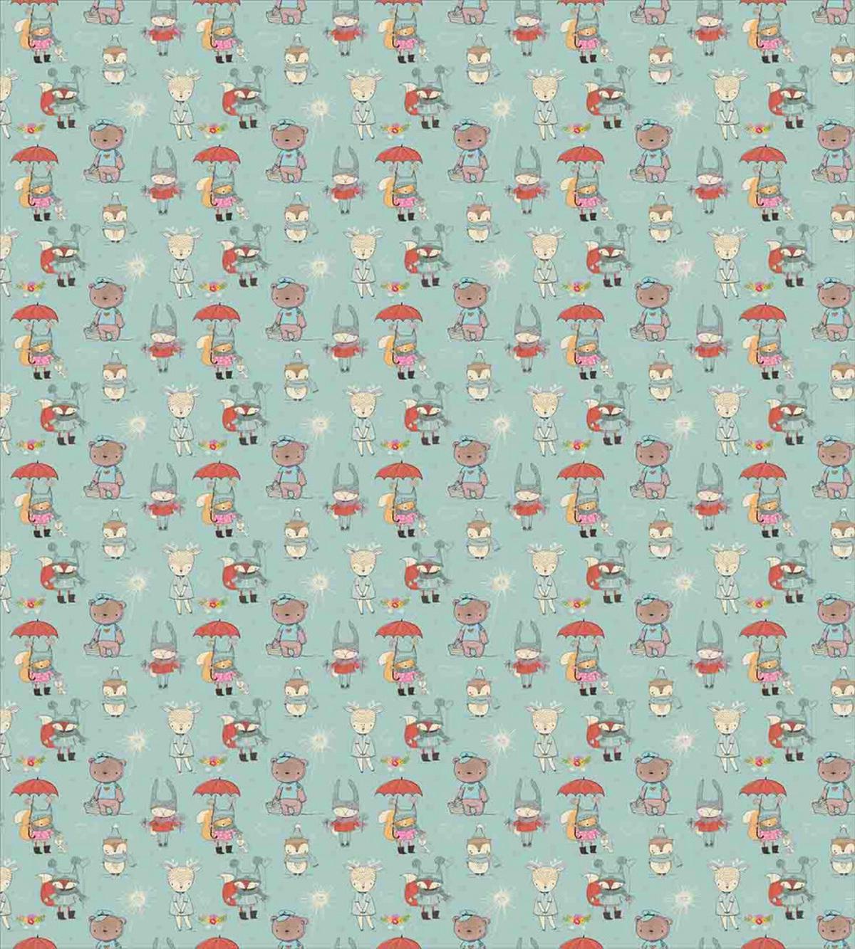 Animals in Winter Doodle — Pattern