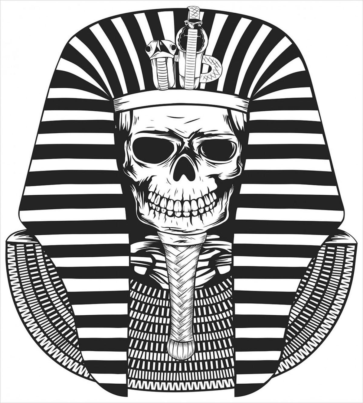 Egypt Pharaoh Ruler Mummy — Pattern