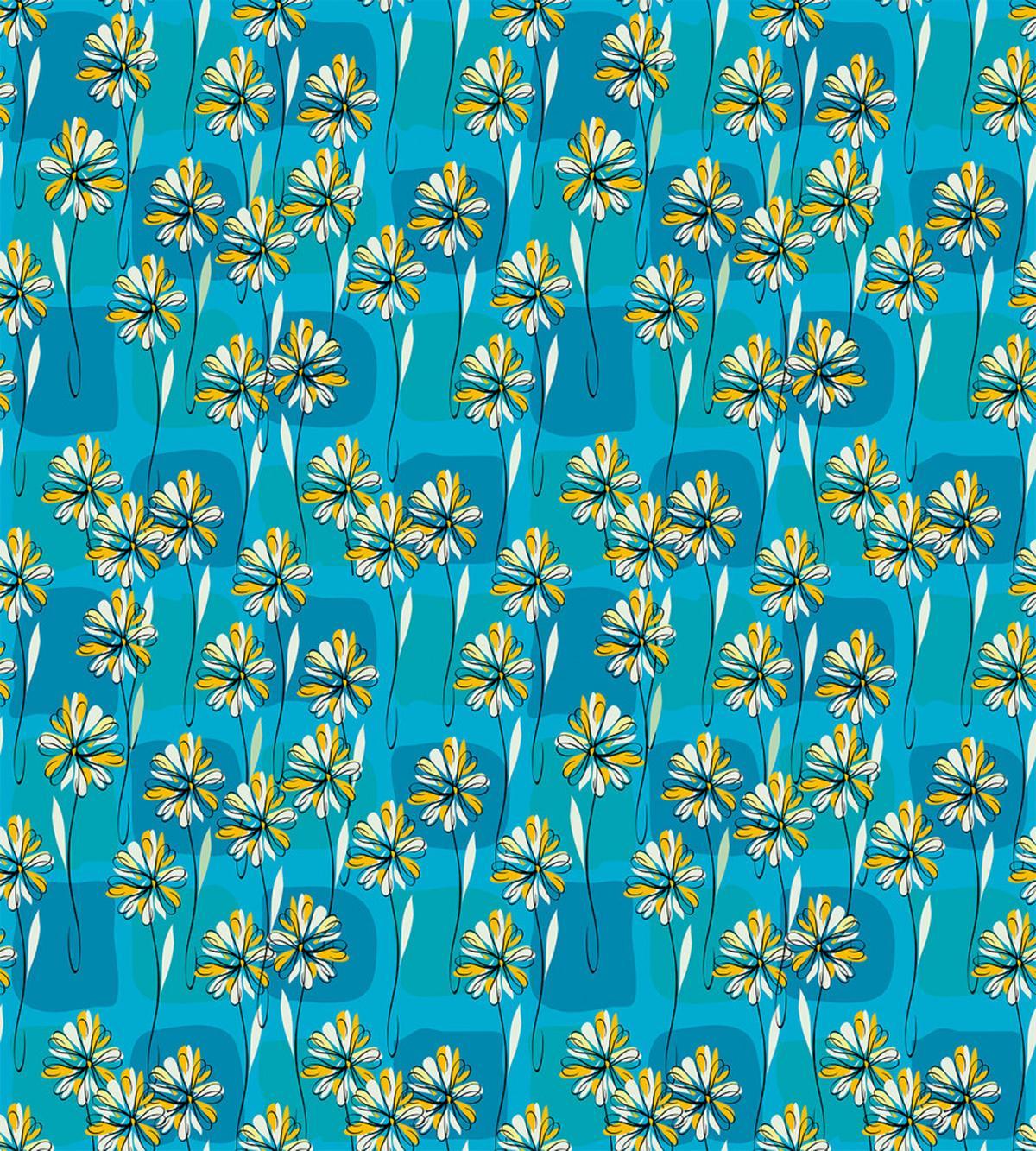 Sketchy Garden Flowers — Pattern