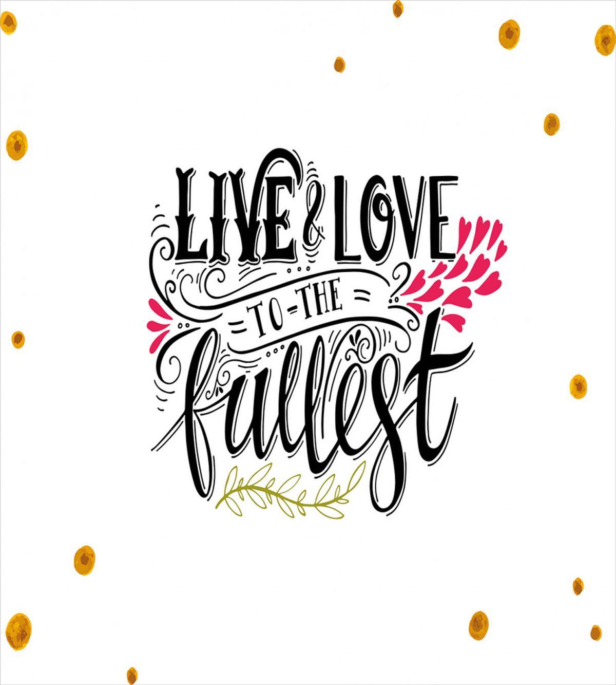 Live to the Fullest Retro — Pattern