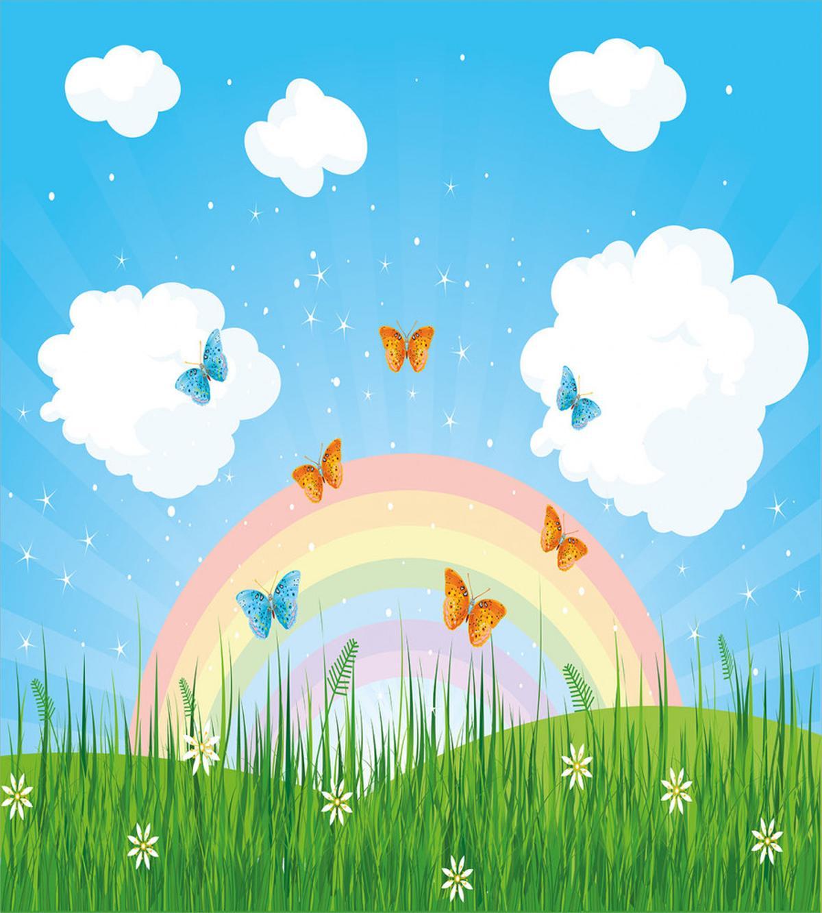 Meadow Butterfly Rainbow — Pattern