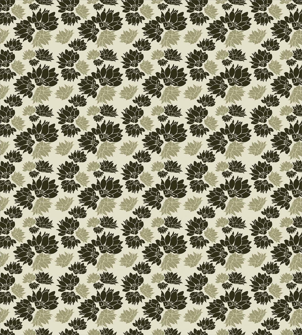 Antique Flower Silhouettes — Pattern