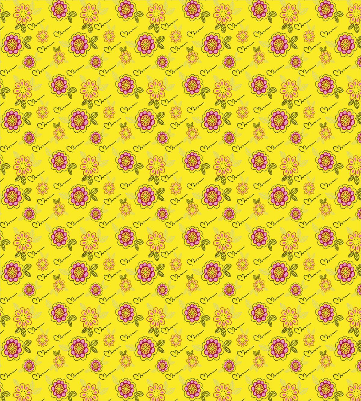 Childish Girls Flowers — Pattern