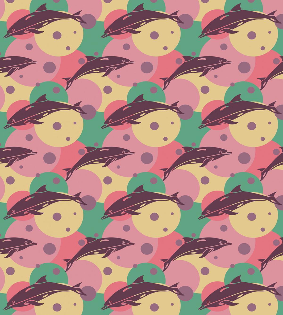 Dolphin Underwater — Pattern