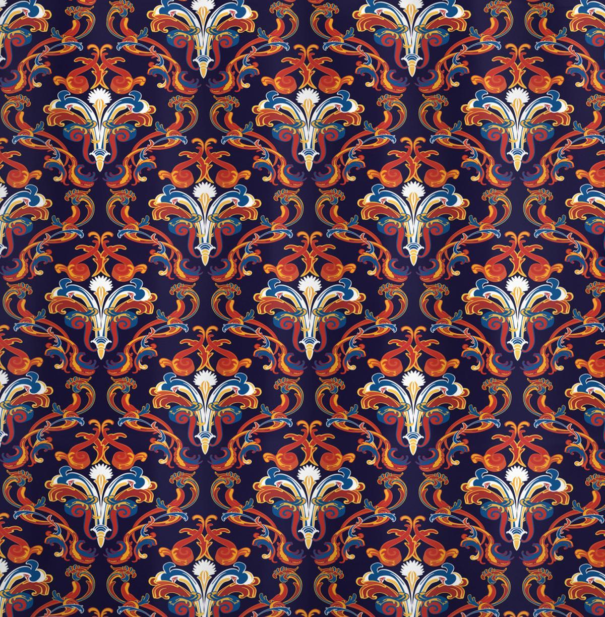 Vivid Victorian Royal Ornament — Pattern