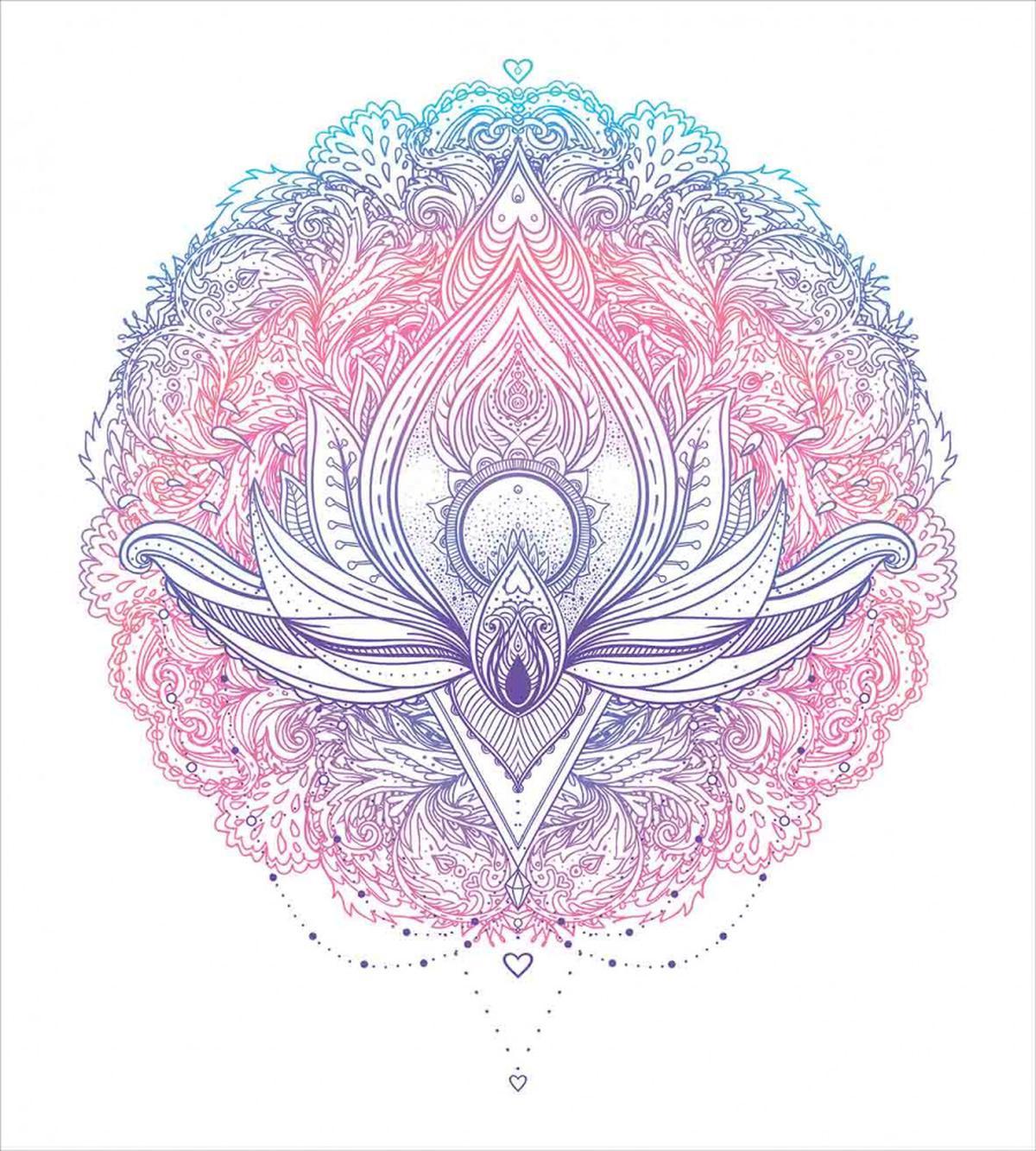 Abstract Lotus — Pattern