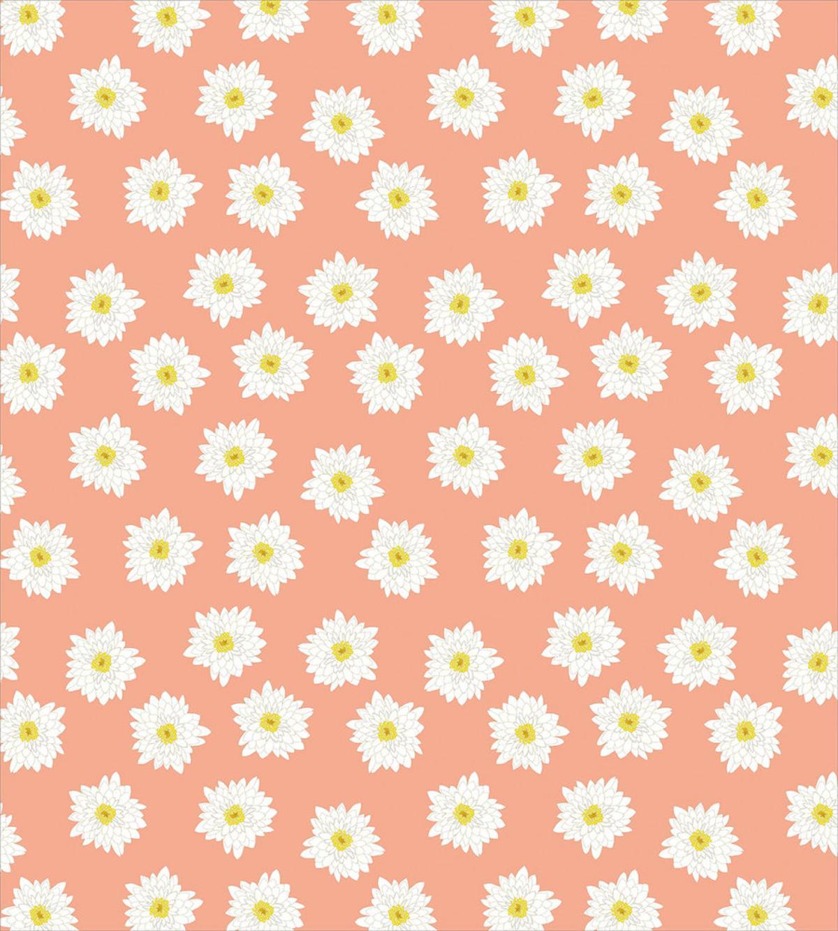 White Chrysanthemum Flower — Pattern
