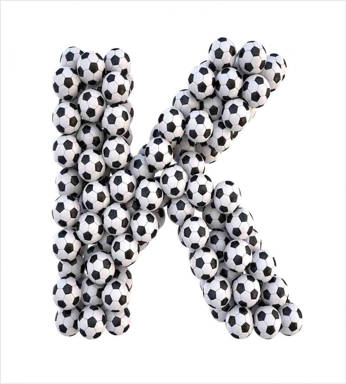 Soccer Alphabet Design — Pattern