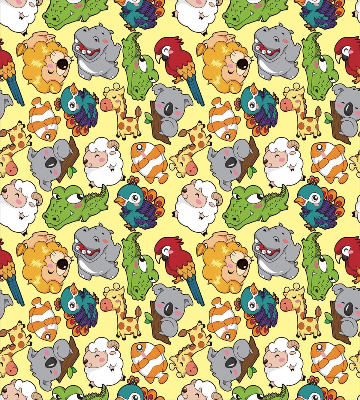 Hippo Giraffe Koala — Pattern