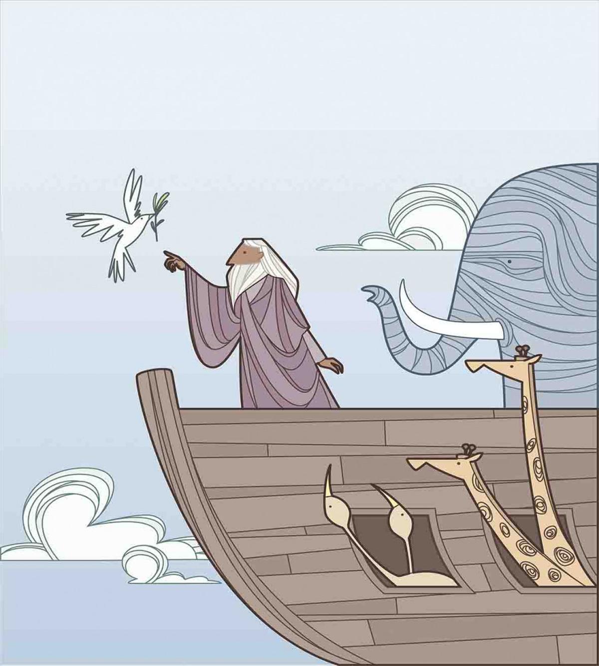 Old Man and Dove Ancient — Pattern